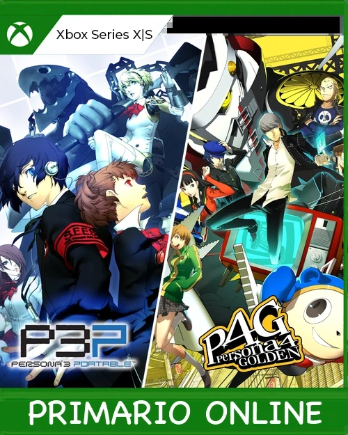 Xbox Series X|S Paquete Persona 3 Portable y Persona 4 Golden Primario Online