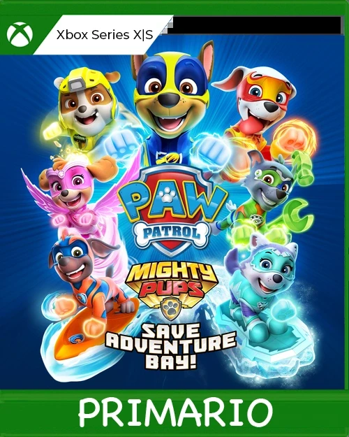 Xbox Series X|S Paw Patrol La poderosa patrulla CANINA salva Bahía Aventura. Primario