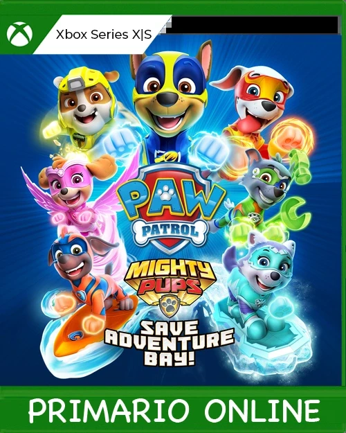 Xbox Series X|S Paw Patrol La poderosa patrulla CANINA salva Bahía Aventura. Primario Online