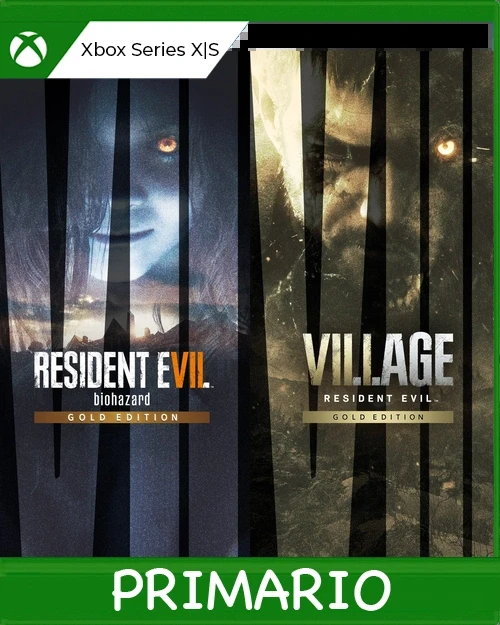 Xbox Series X|S Resident Evil 7 Gold Edition & Village Gold Edition Primario