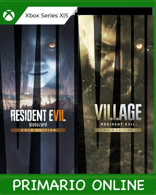 Xbox Series X|S Resident Evil 7 Gold Edition & Village Gold Edition Primario Online