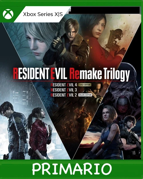 Xbox Series X|S Resident Evil Remake Trilogy Primario