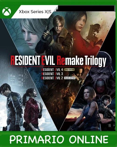 Xbox Series X|S Resident Evil Remake Trilogy Primario Online