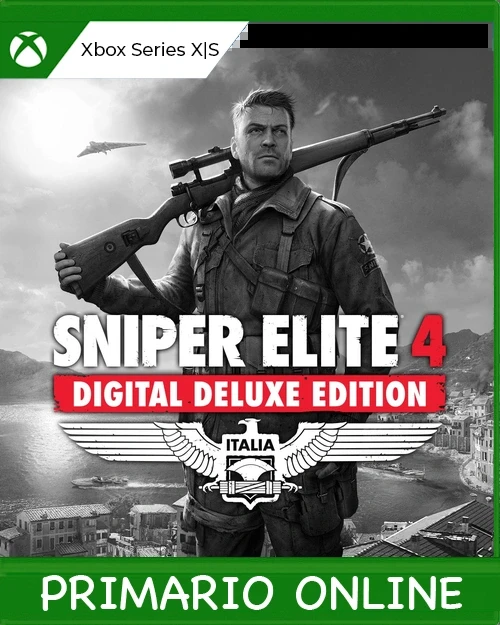 Xbox Series X|S Sniper Elite 4 Digital Deluxe Edition Primario Online