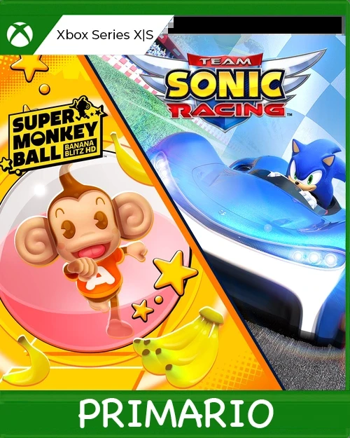 Xbox Series X|S Team Sonic Racing y Super Monkey Ball: Banana Blitz HD Primario