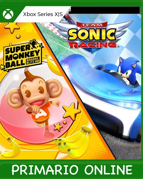 Xbox Series X|S Team Sonic Racing y Super Monkey Ball: Banana Blitz HD Primario Online