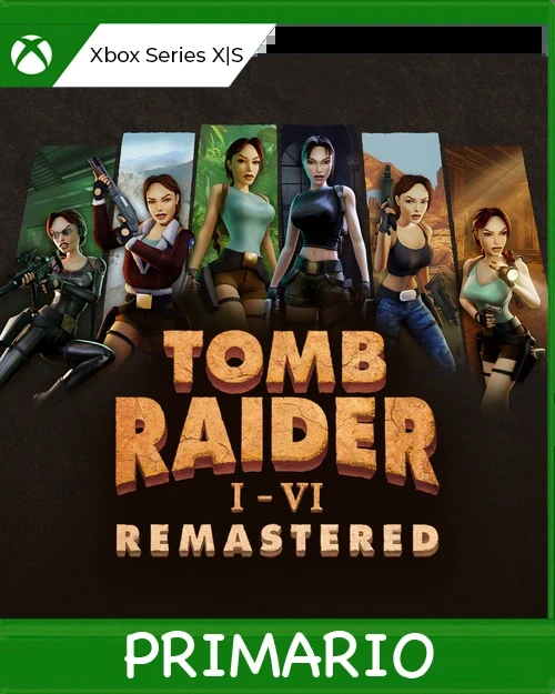 Xbox Series X|S Tomb Raider I-VI Remastered Primario Xbox Series X|S Tomb Raider I-VI Remastered Primario