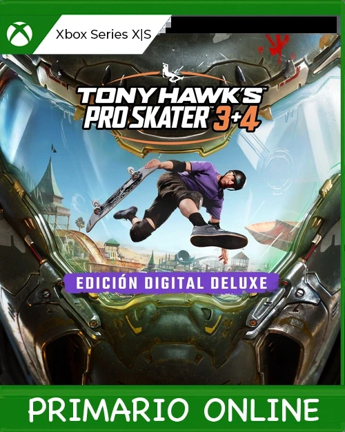 Xbox Series X|S Tony Hawk's™ Pro Skater™ 3 + 4 - Edición Digital Deluxe Primario Online